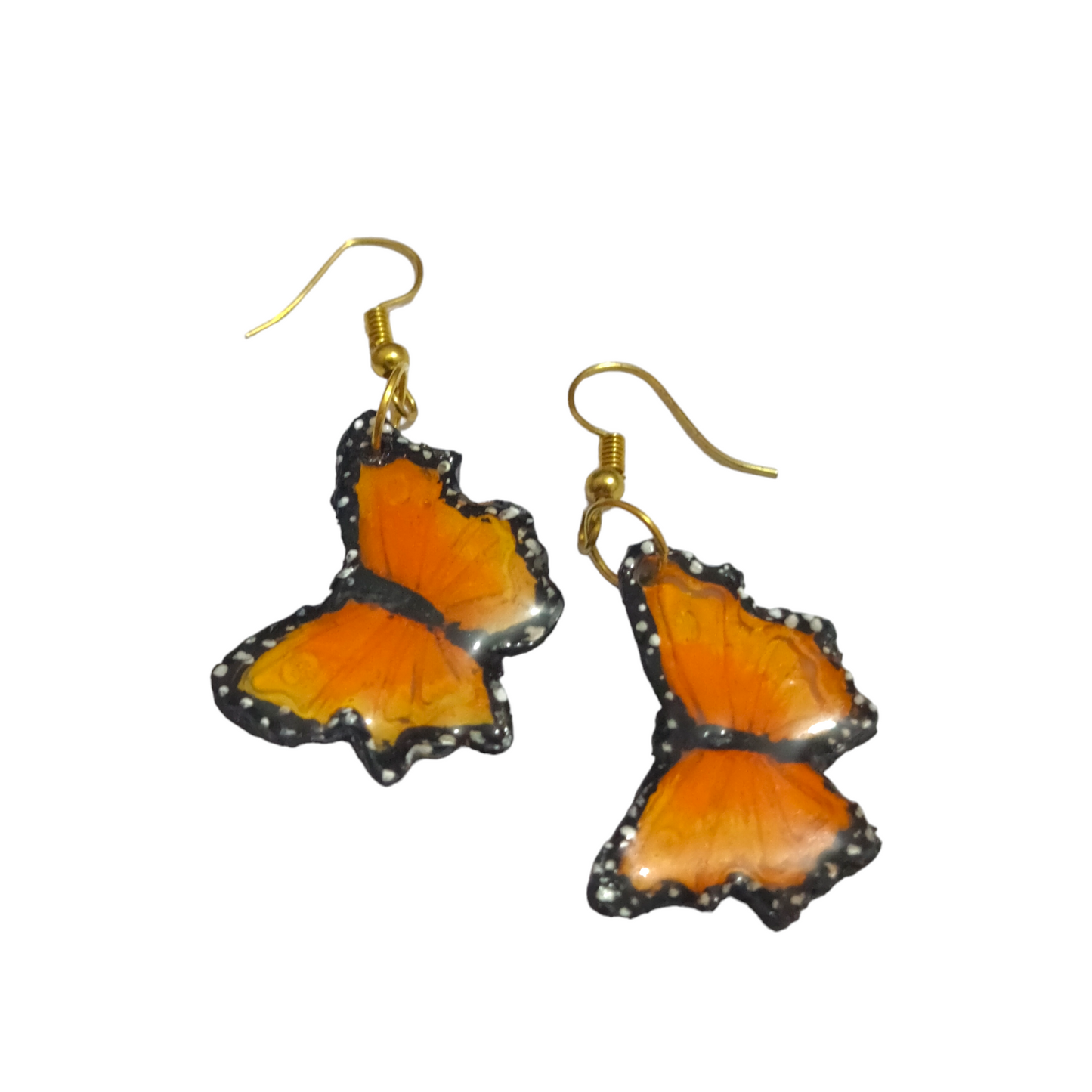 Handmade UV Resin Earrings | Real Dried Flowers & Painted Art