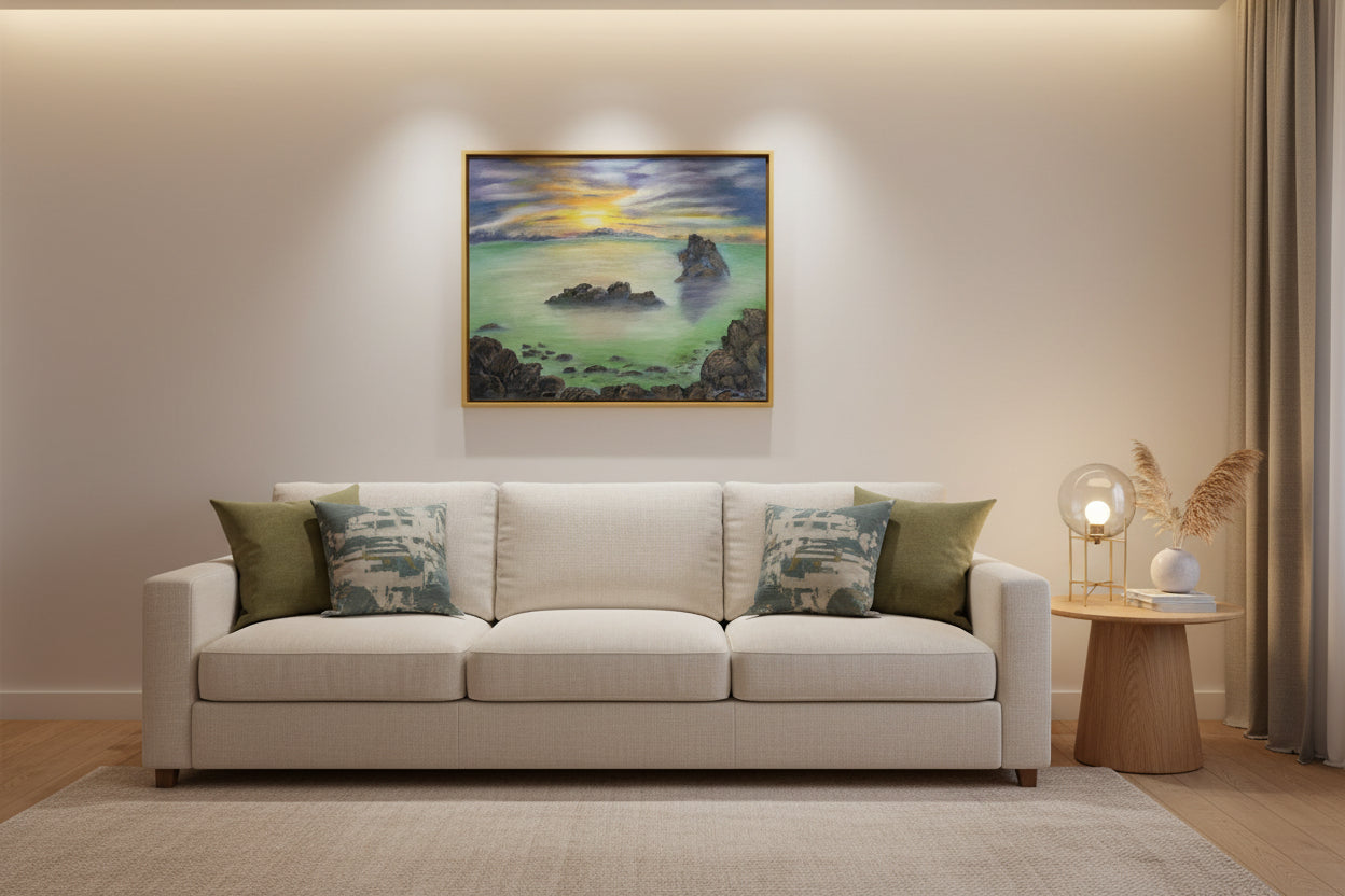 Original Paintings | Echoes of the Horizon,Oil on Canvas, 10x12 in (Un-Framed)