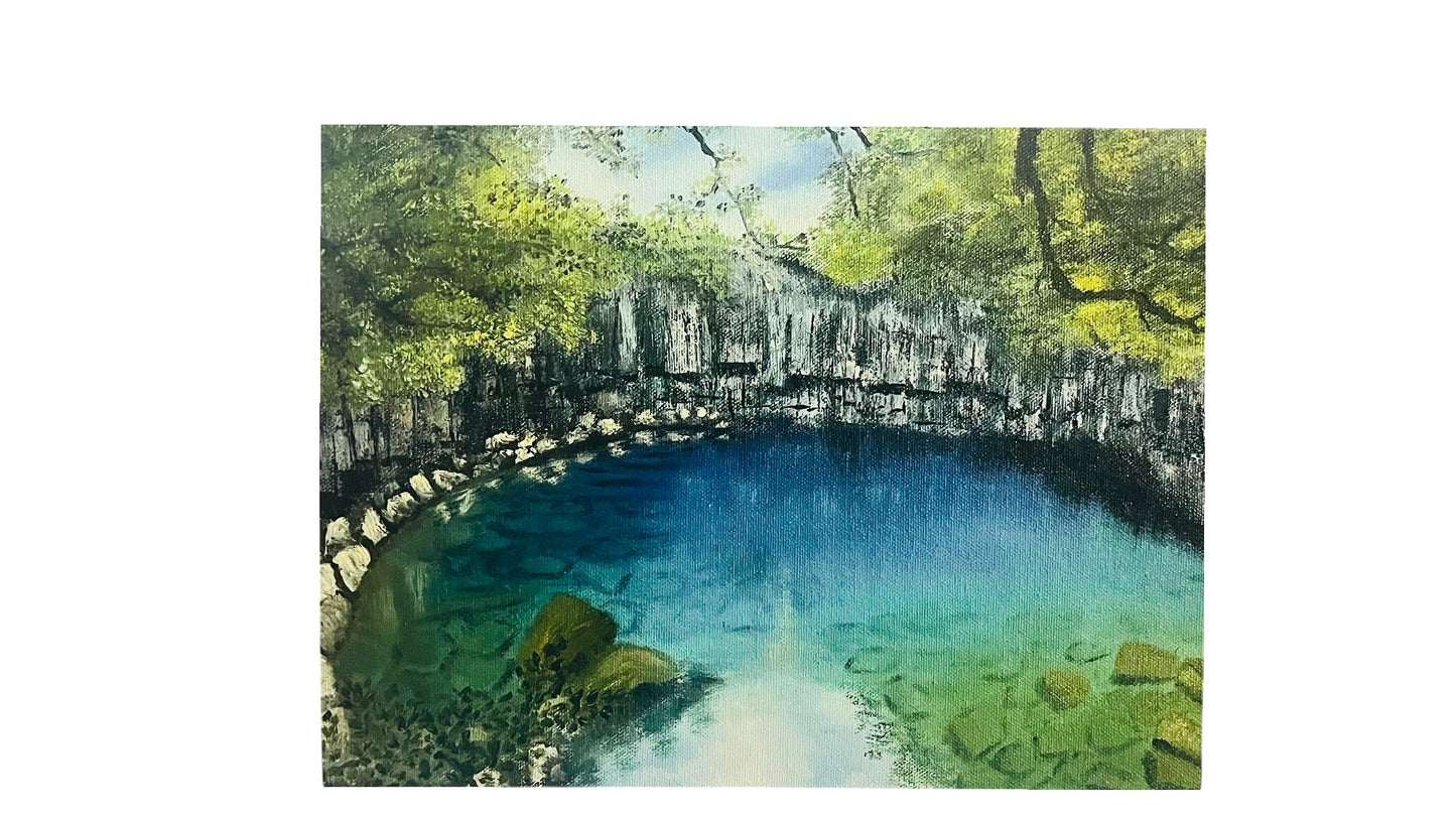 Hidden Lagoon,Oil on Canvas, 20x15in(Stretched Canvas ) Original's Prints