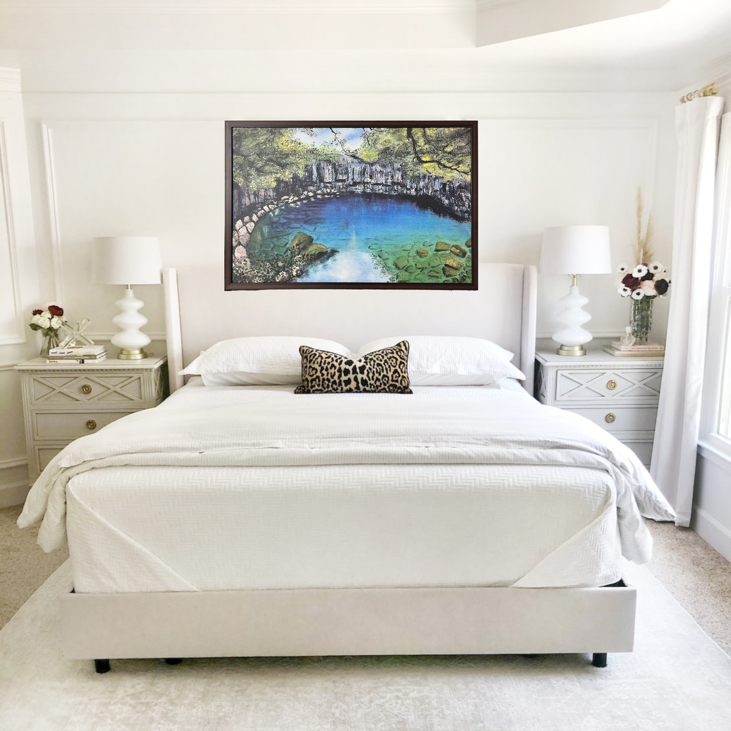 Hidden Lagoon,Oil on Canvas, 20x15in(Stretched Canvas ) Original's Prints